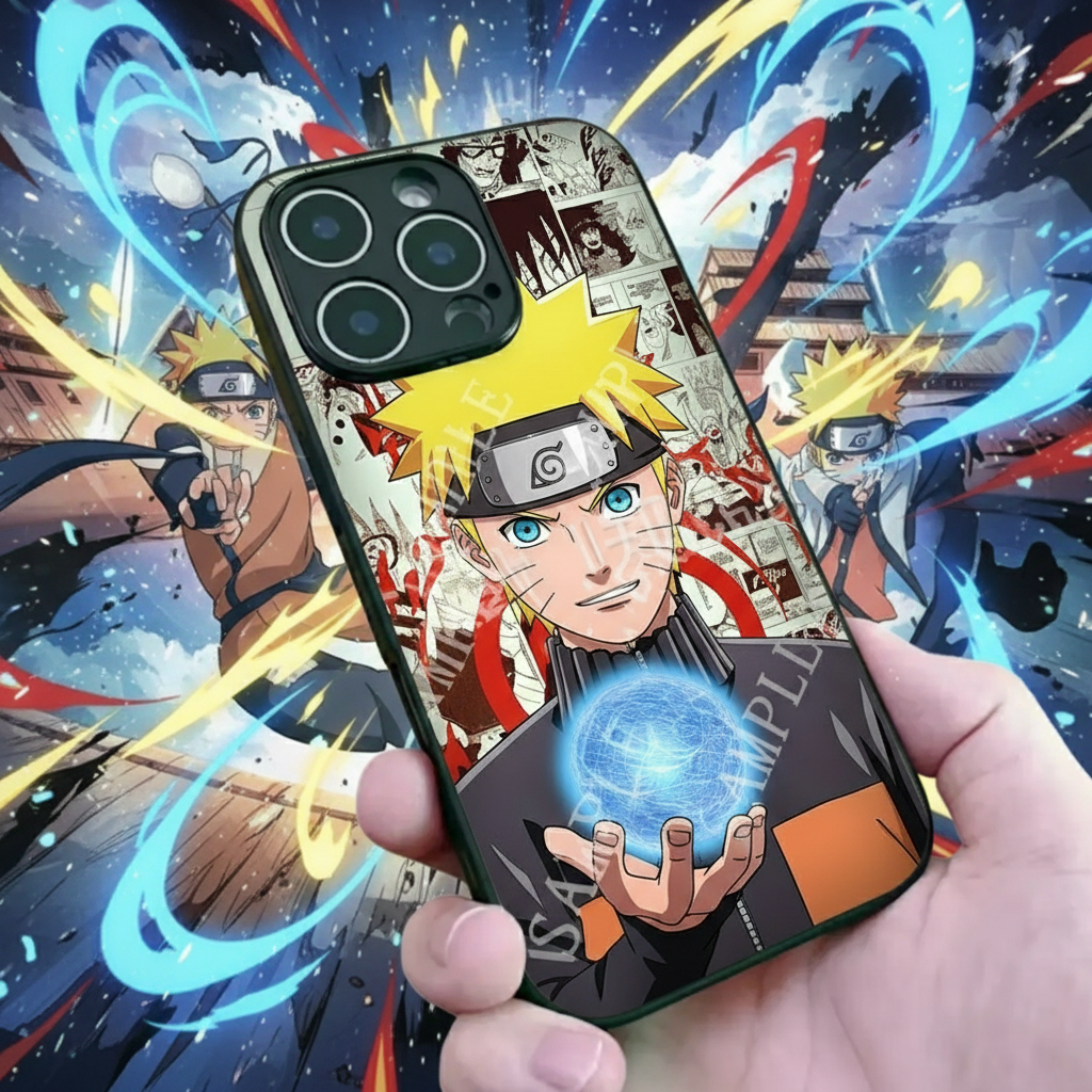 3D Gradient Naruto Anime Phone Case