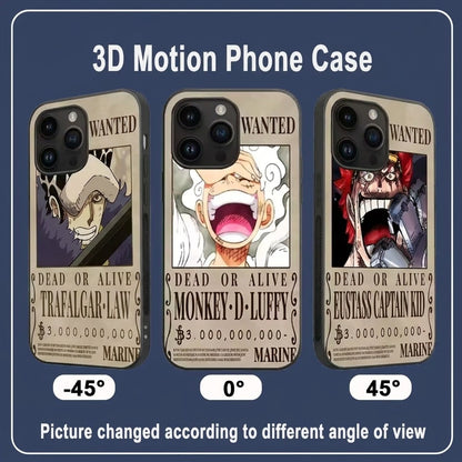 3D One Piece Anime Phone Case