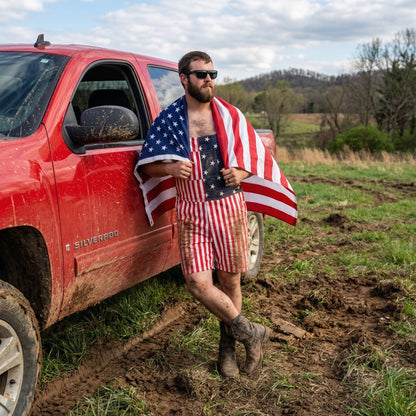 🇺🇸American Flag Overalls